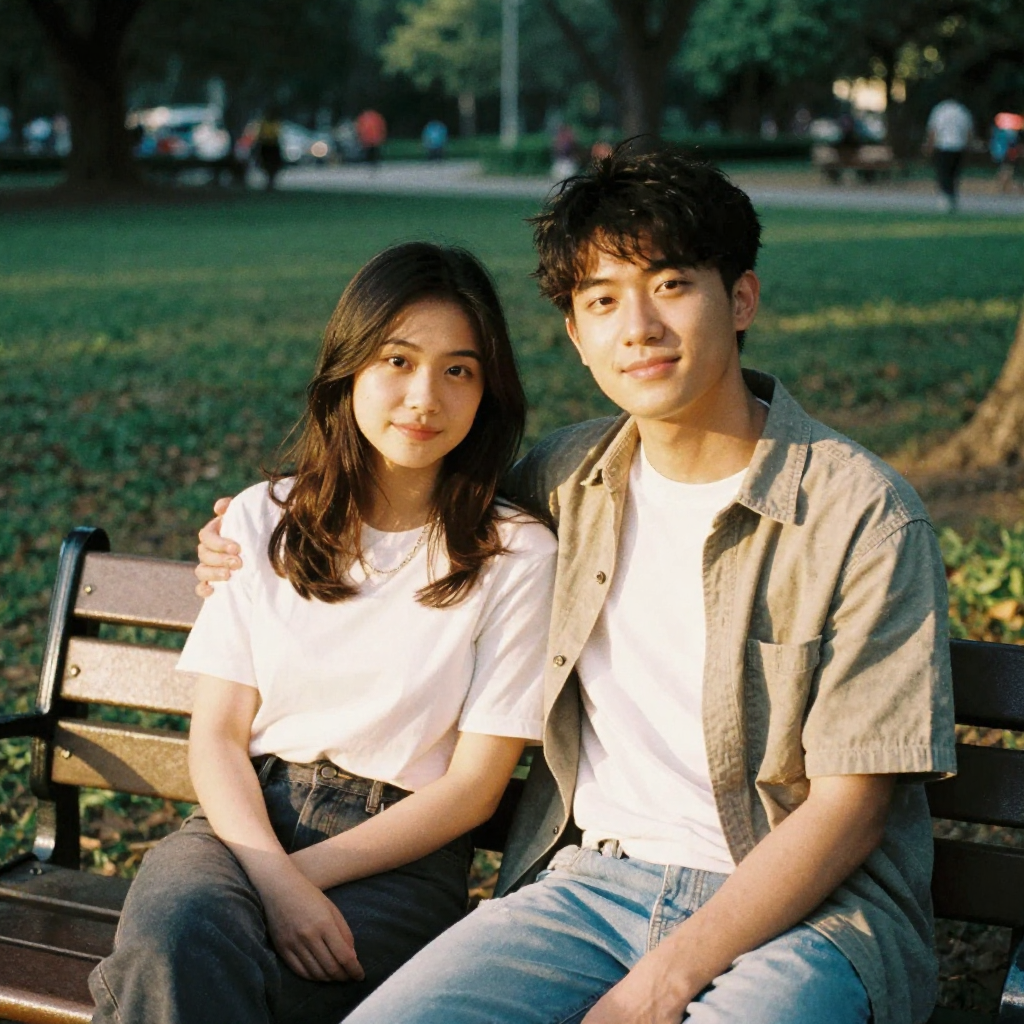 Happy couple